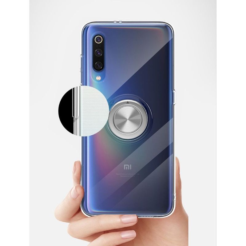 Deksel Til Xiaomi Mi 9 Med Magnetring - Gjennomsiktig