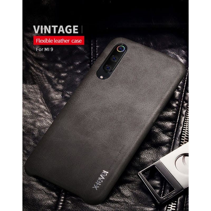 Deksel Til Xiaomi Mi 9 Vintage Series Leather