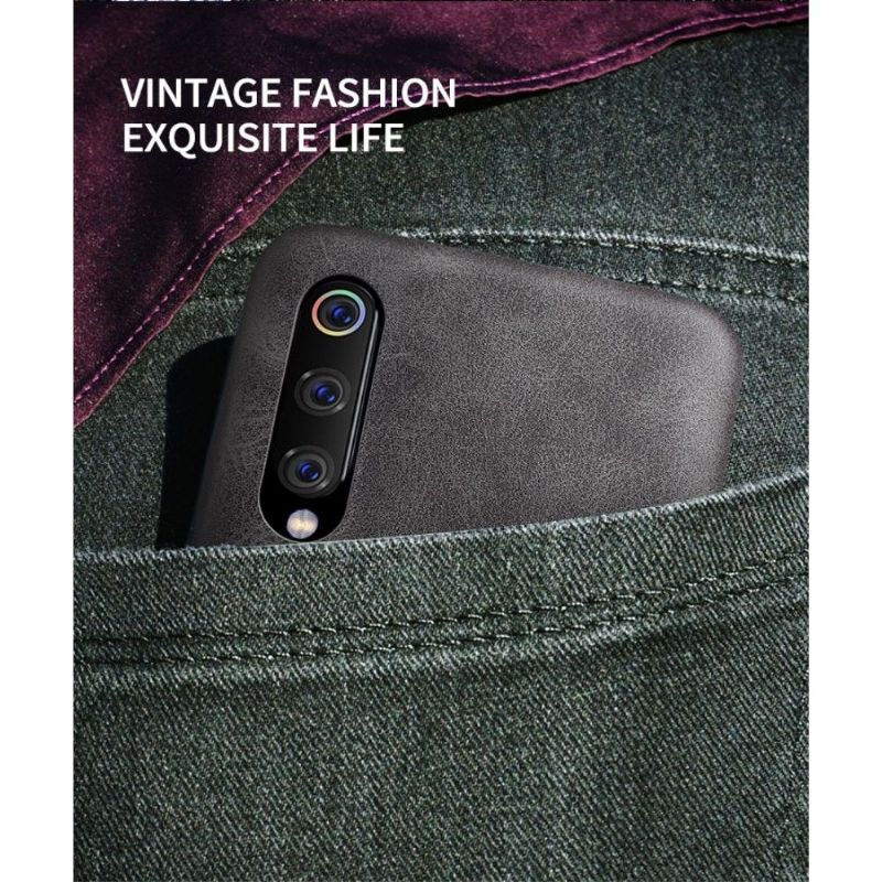 Deksel Til Xiaomi Mi 9 Vintage Series Leather