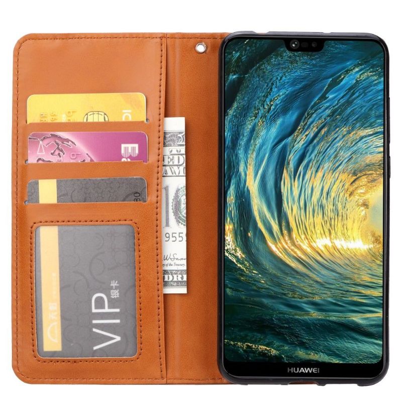 Folio Deksel Til Xiaomi Mi 9 Leather Stand Case Kortholder