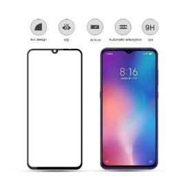 Xiaomi Mi 9 - Skjermbeskytter I Herdet Glass I Full Størrelse - Svart