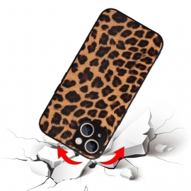 Deksel Til iPhone 13 Mini Anti-fall Leopardmønster