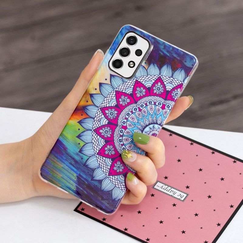 Deksel Til Samsung Galaxy A33 5G Originalitet Lysende Fargerik Mandala