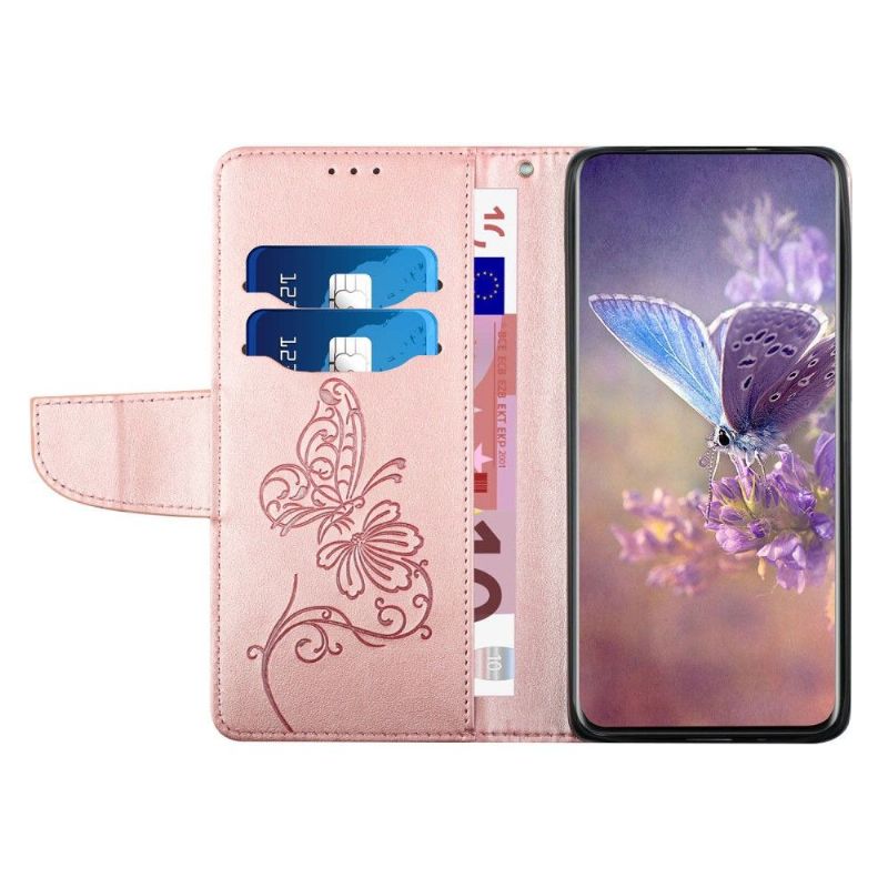 Etui Til Samsung Galaxy A33 5G Originalitet Folio Deksel Sommerfugl