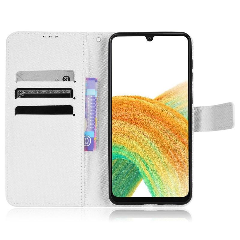 Etui Til Samsung Galaxy A33 5G Teksturert Skinneffekt