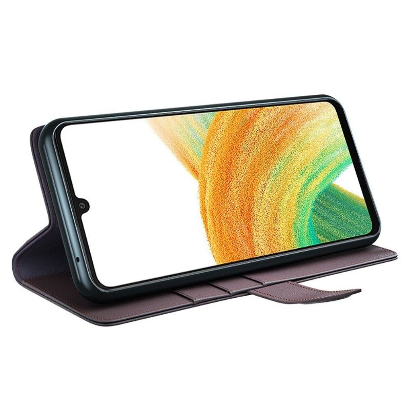 Folio Deksel Til Samsung Galaxy A33 5G Premium Skinn