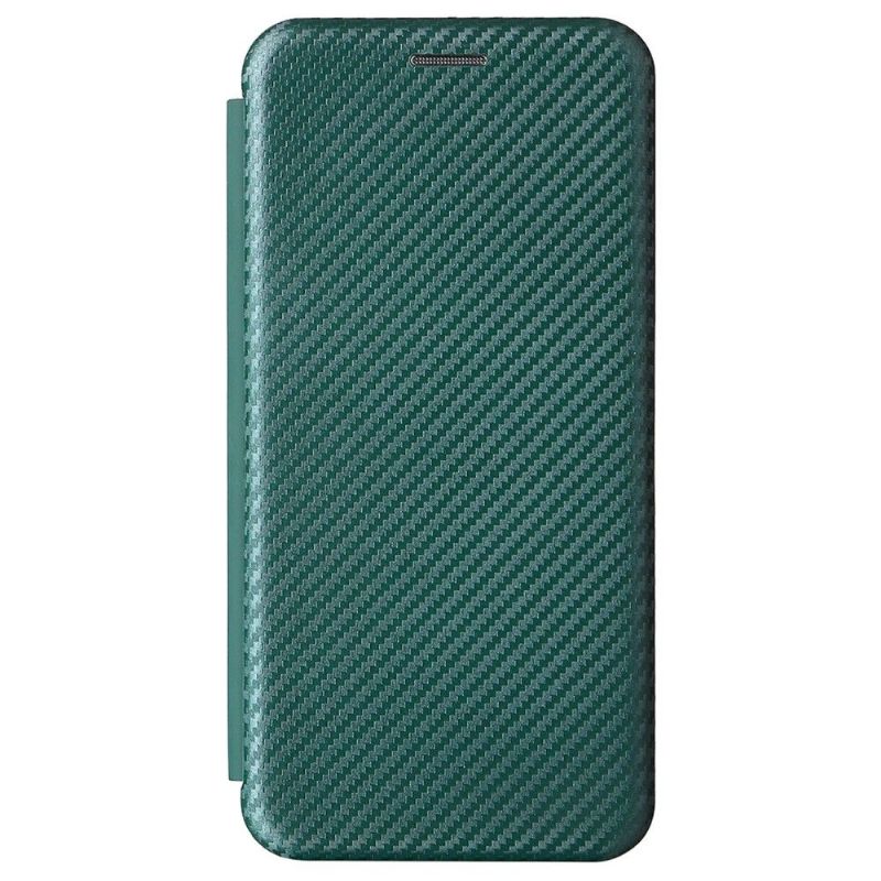 Folio Deksel Til Samsung Galaxy S22 5G Carbon Fiber Leathette