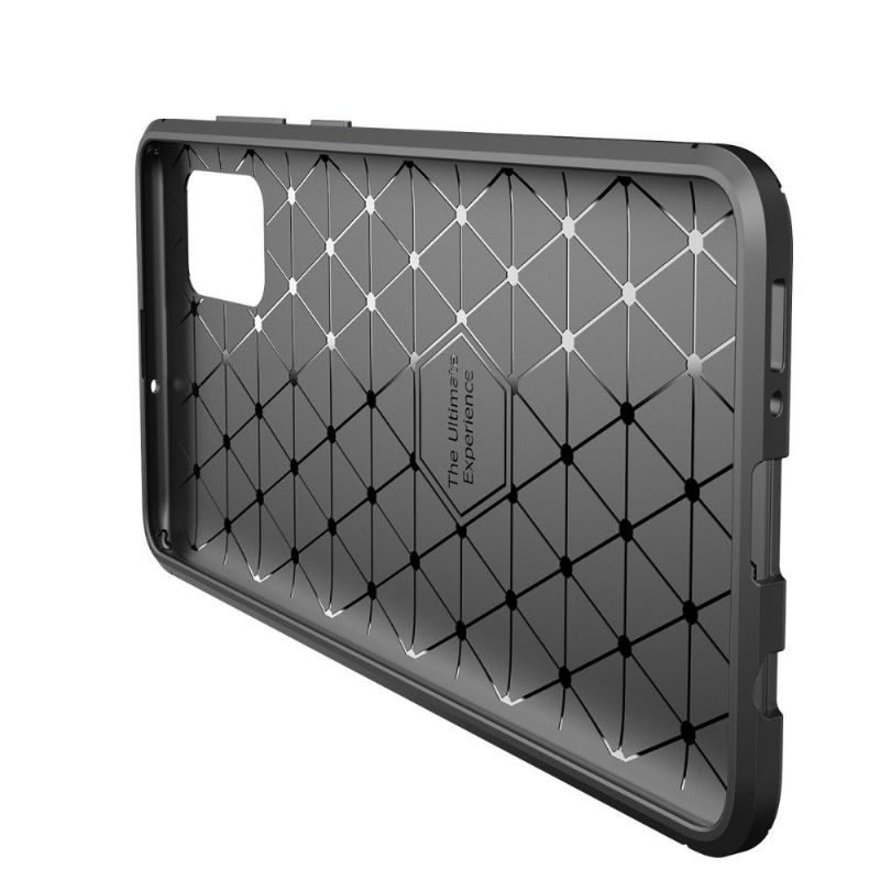 Deksel Til Samsung Galaxy A71 Gel Carbon Fiber Style