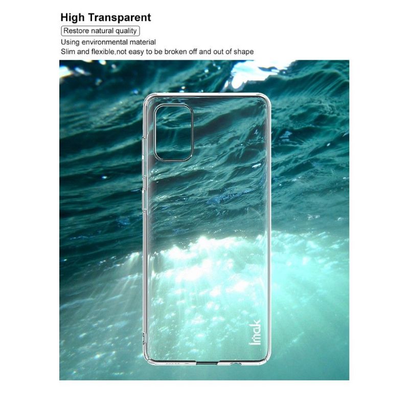 Deksel Til Samsung Galaxy A71 Imak Transparent + Beskyttelsesfilm