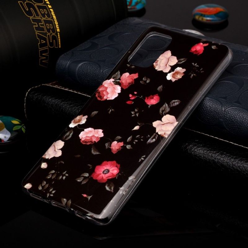 Deksel Til Samsung Galaxy A71 Lysende Blomster