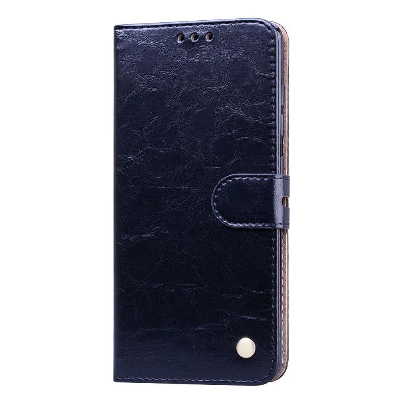 Etui Til Samsung Galaxy A71 Deluxe Vintage Skinneffekt