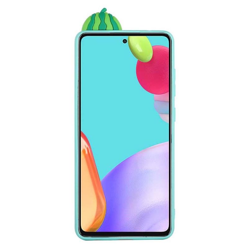 Deksel Til Samsung Galaxy A53 5G Originalitet Silikon Vannmelon 3d