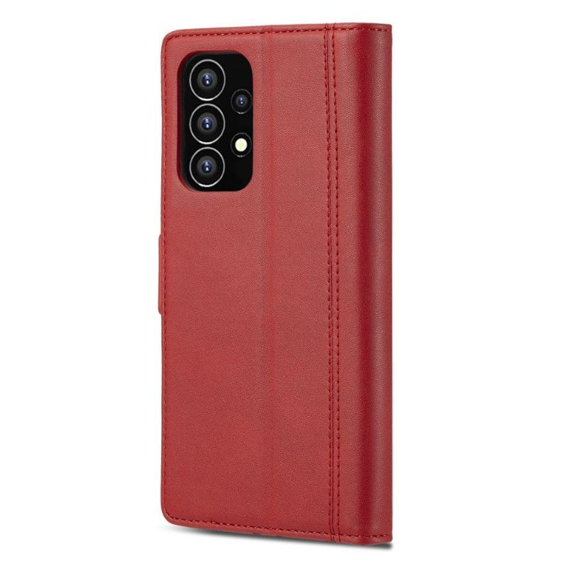 Lærdeksel Til Samsung Galaxy A53 5G Originalitet Folio Deksel Lc.imeeke Leather Effect Folio