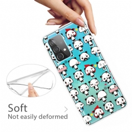 Mobildeksel Til Samsung Galaxy A53 5G Kawaii Pandas