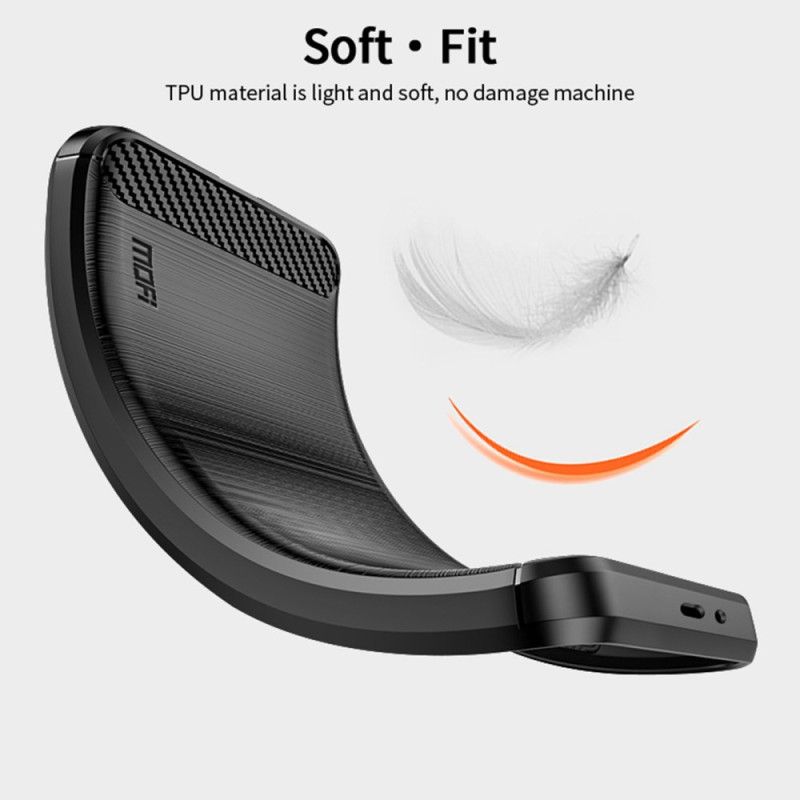 Deksel Xiaomi 14t Pro Mobildeksel Børstet Karbonfiber