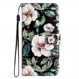 Folio Deksel Xiaomi 14t Pro Magnoliamønster