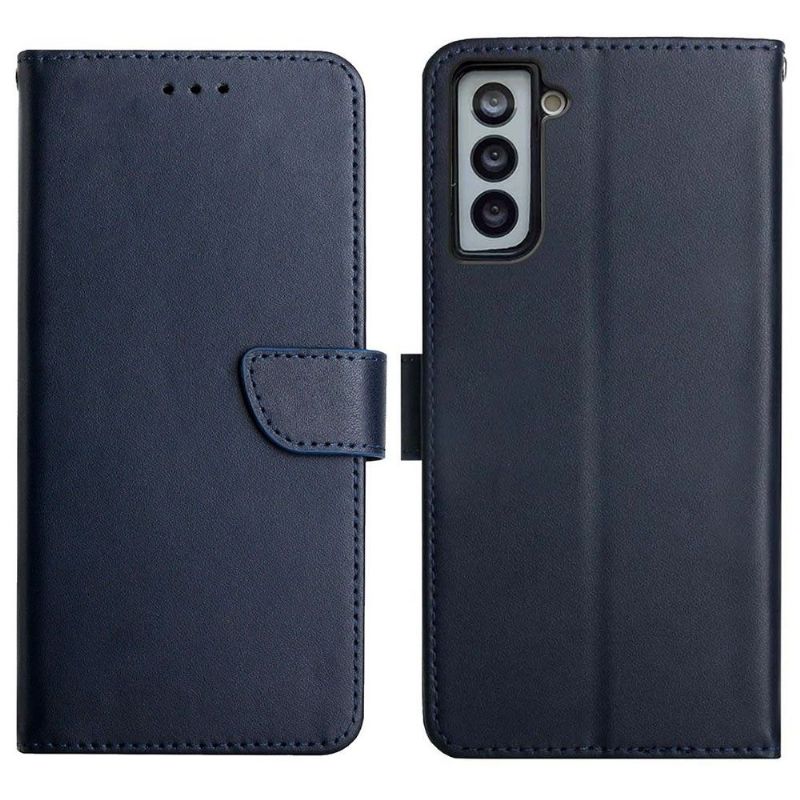 Folio Deksel Til Samsung Galaxy S21 FE Smooth Touch Leather