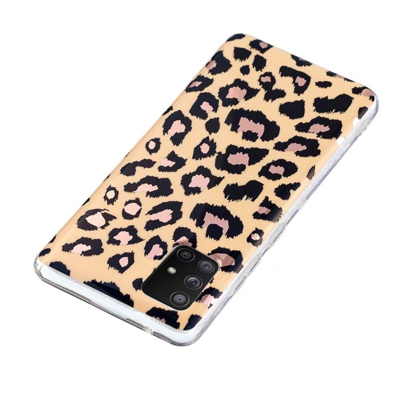 Deksel Til Samsung Galaxy A51 5G Fleksibel Leopard