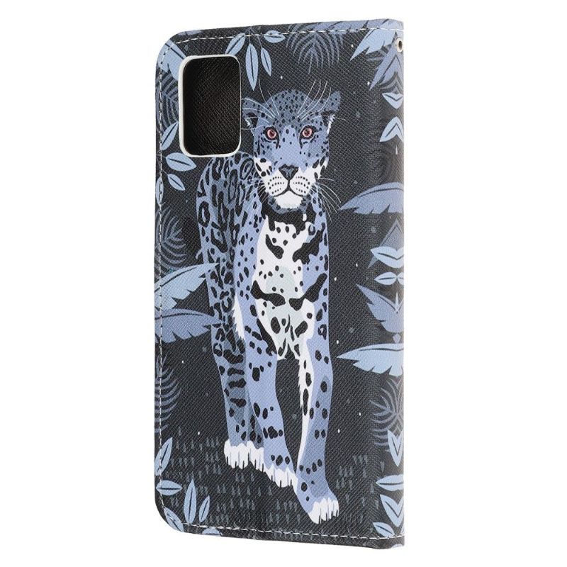 Folio Deksel Til Samsung Galaxy A51 5G Jungle Leopard