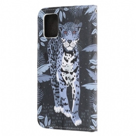 Folio Deksel Til Samsung Galaxy A51 5G Jungle Leopard