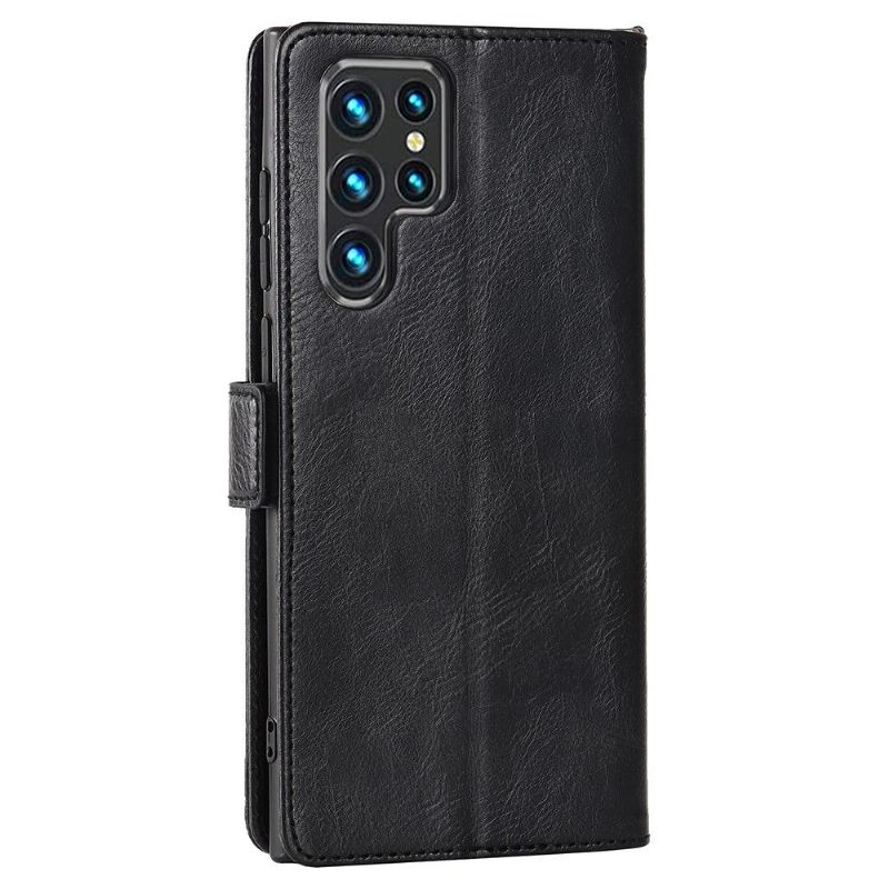 Samsung Galaxy S22 Ultra 5G Etui Sammenleggbar Klaffkortholder