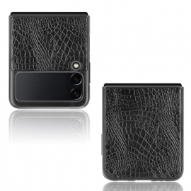 Deksel Til Samsung Galaxy Z Flip 3 5G Croc Skin Effect