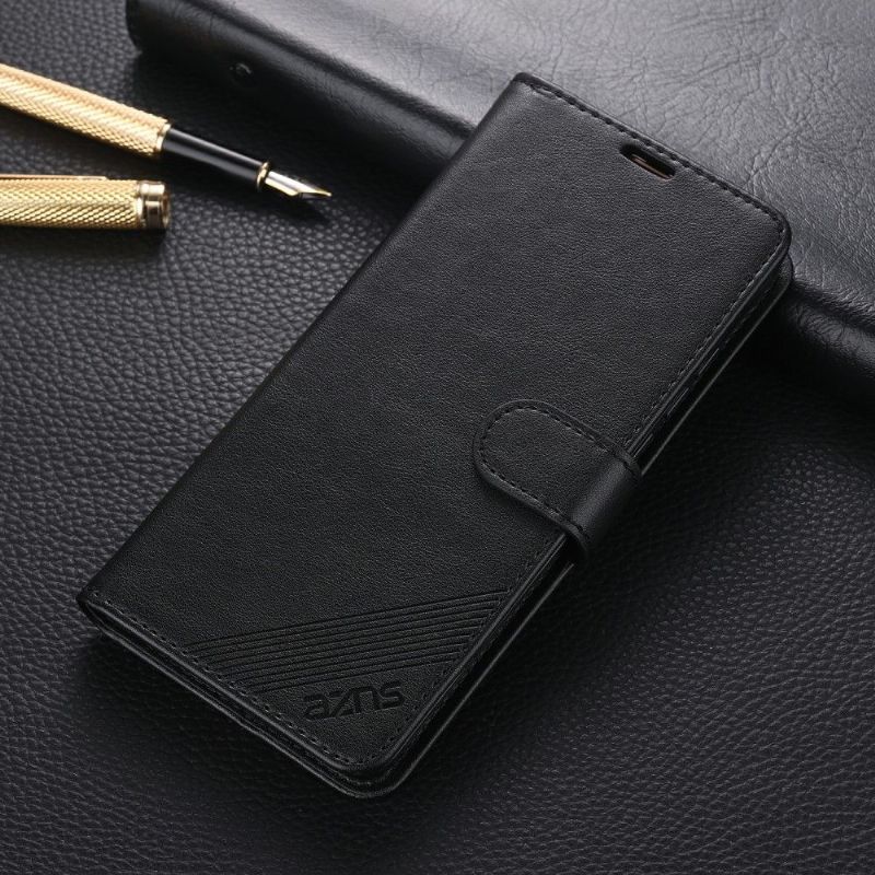 Folio Deksel Til Xiaomi Mi 10 / 10 Pro Azns Retro Leather Effect