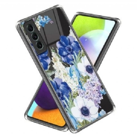 Deksel Samsung Galaxy S24 5g Gjennomsiktige Blomster