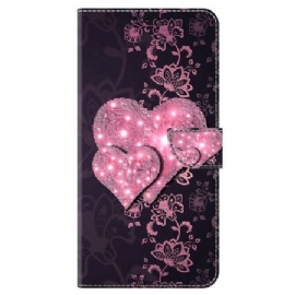 Folio Deksel Samsung Galaxy S24 5g Blondehjerter