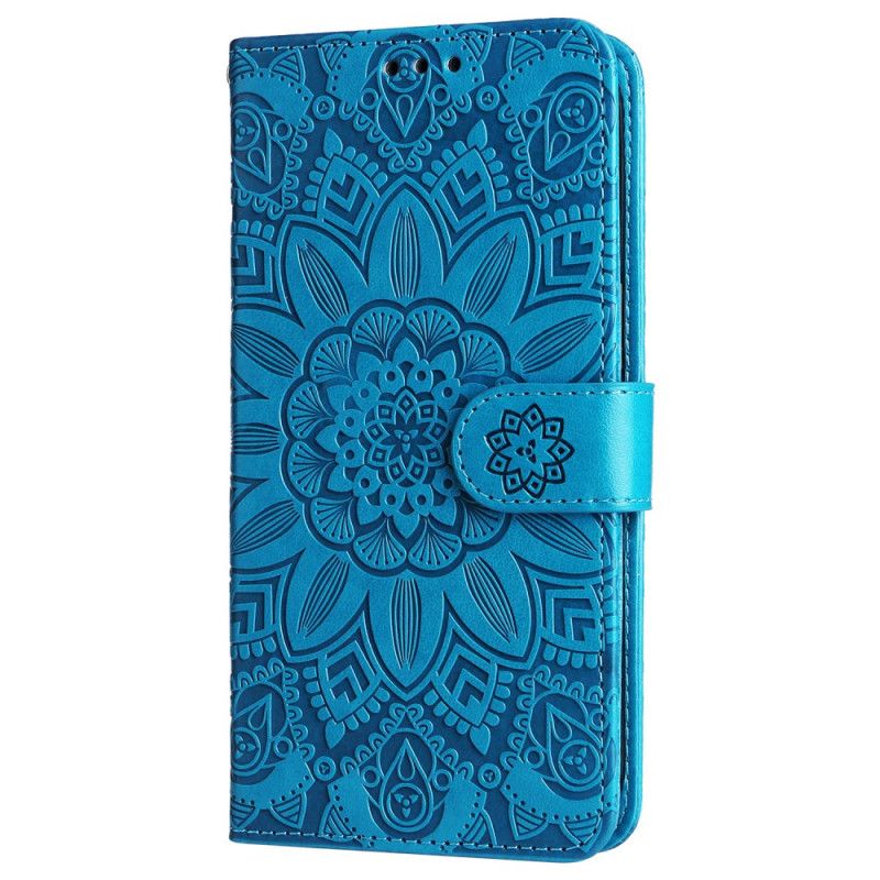 Folio Deksel Samsung Galaxy S24 5g Flamboyant Mandala Med Stropp