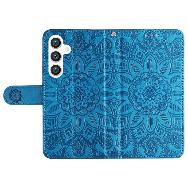 Folio Deksel Samsung Galaxy S24 5g Flamboyant Mandala Med Stropp