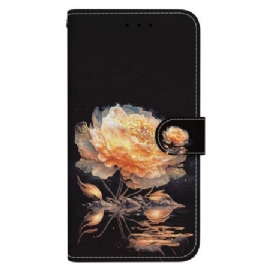 Folio Deksel Samsung Galaxy S24 5g Gylden Peon