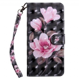 Folio Deksel Samsung Galaxy S24 5g Rosa Blomsterreim