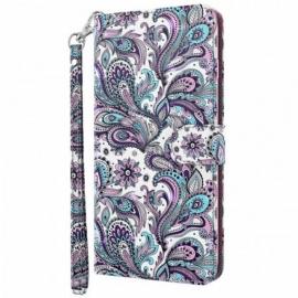 Folio Deksel Til Moto G51 5G Paisley