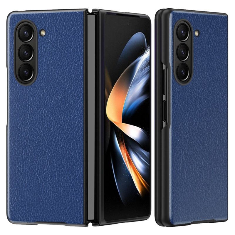 Deksel Samsung Galaxy Z Fold 6 Litchi Kunstskinn