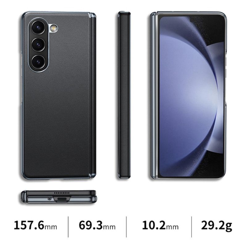 Deksel Samsung Galaxy Z Fold 6 Mobildeksel Beskyttelse For Metalleffekthengsel