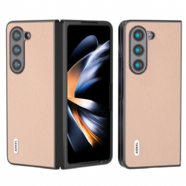 Deksel Samsung Galaxy Z Fold 6 Mobildeksel Litchi Kunstskinn Abeel