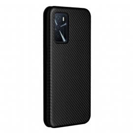 Folio Deksel Til Oppo A16 / A16s Carbon Fiber Leathette