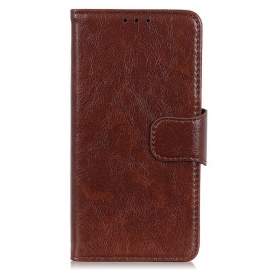 Folio Deksel Til iPhone 14 Pro Max Nappa Split Leather