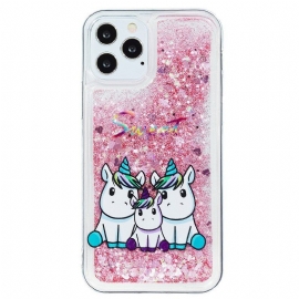 Deksel Til iPhone 15 Pro Unicorn Glitter