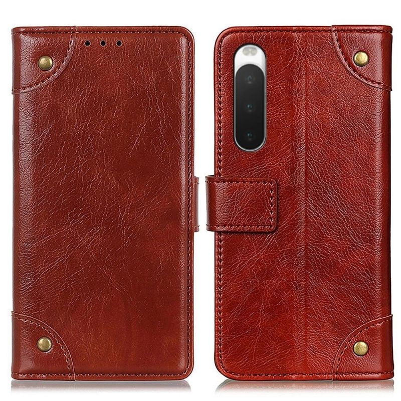 Etui Til Sony Xperia 10 IV Simon Faux Skinnnagler