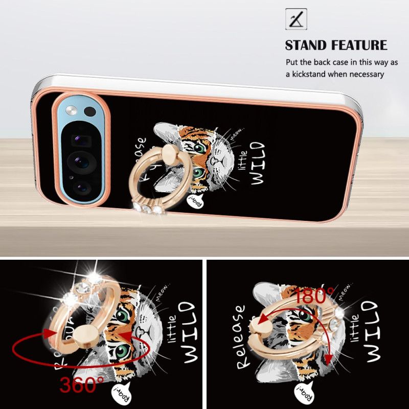 Deksel Google Pixel 9 Pro Cat / Tiger Support Ring