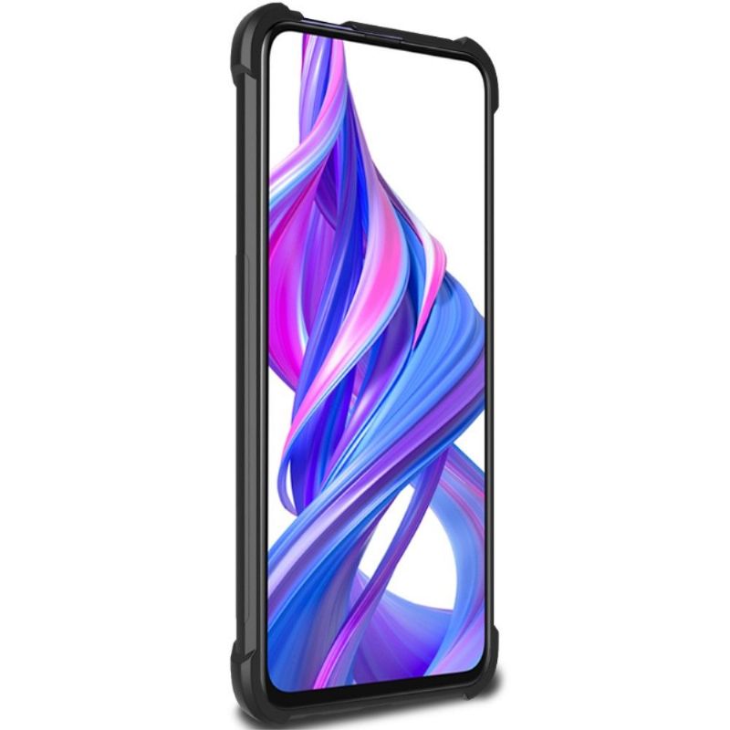 Deksel Til Honor 9X Pro Anti-fall Class Protect - Metallic Black