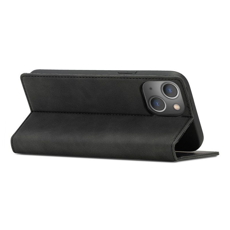 Beskyttelse Deksel Til iPhone 14 Plus Folio Deksel Faux Leather Lc.imeeke