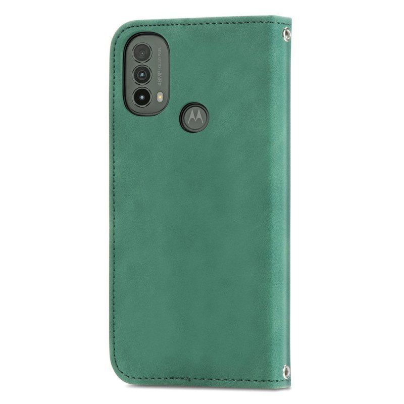 Beskyttelse Deksel Til Moto E40 / E30 / E20 Folio Deksel Skin-touch-design