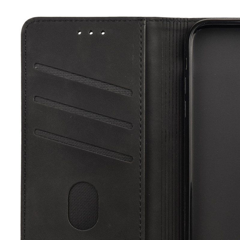 Beskyttelse Deksel Til Moto G51 5G Folio Deksel Tofarget Business Leather Effect