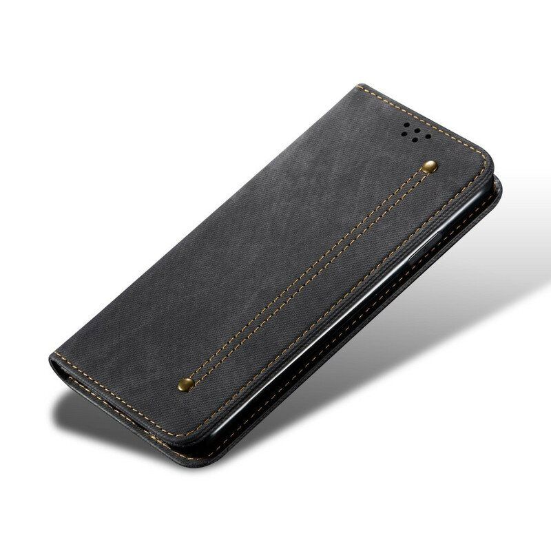 Beskyttelse Deksel Til Samsung Galaxy S20 Plus / S20 Plus 5G Folio Deksel Denim Stoff