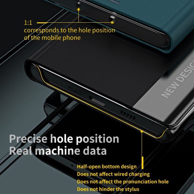 Beskyttelse Deksel Til Samsung Galaxy S23 5G Folio Deksel Nytt Design