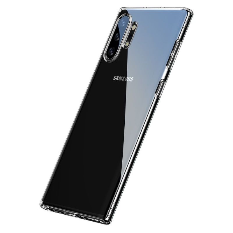 Deksel Til Samsung Galaxy Note 10+ / Note 10+ 5G Anti-fall Enkelt Transparent