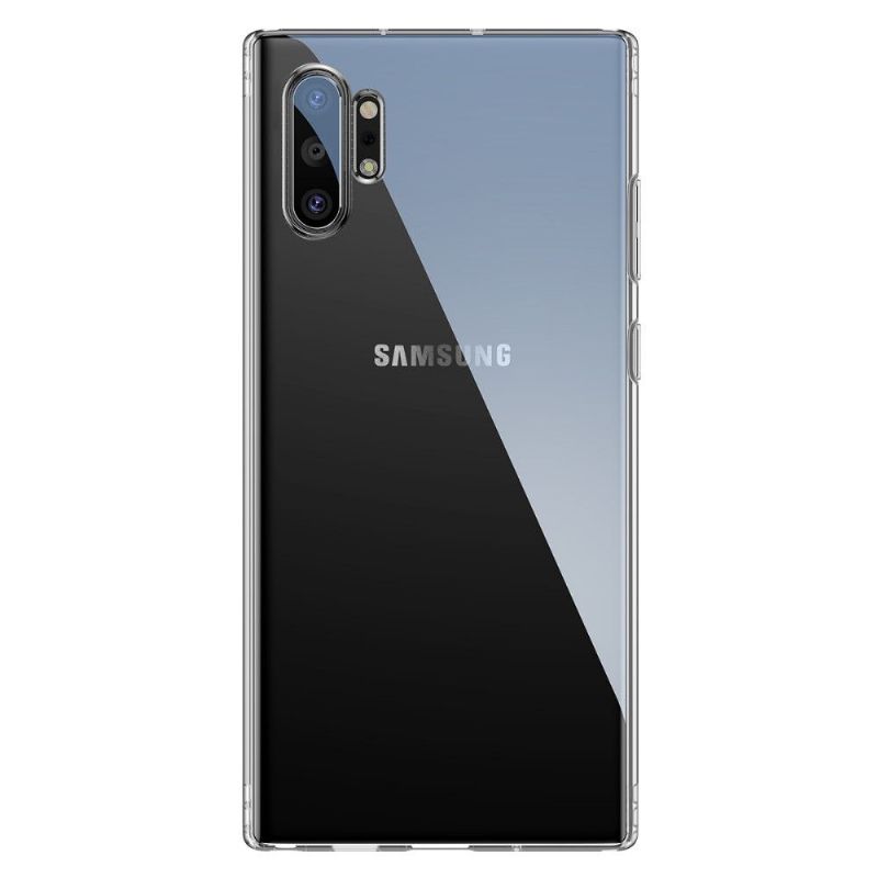 Deksel Til Samsung Galaxy Note 10+ / Note 10+ 5G Anti-fall Enkelt Transparent